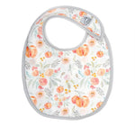 Just Peachy Terry Velour Baby Bib