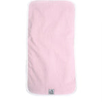 Pink Seersucker Burping Cloth