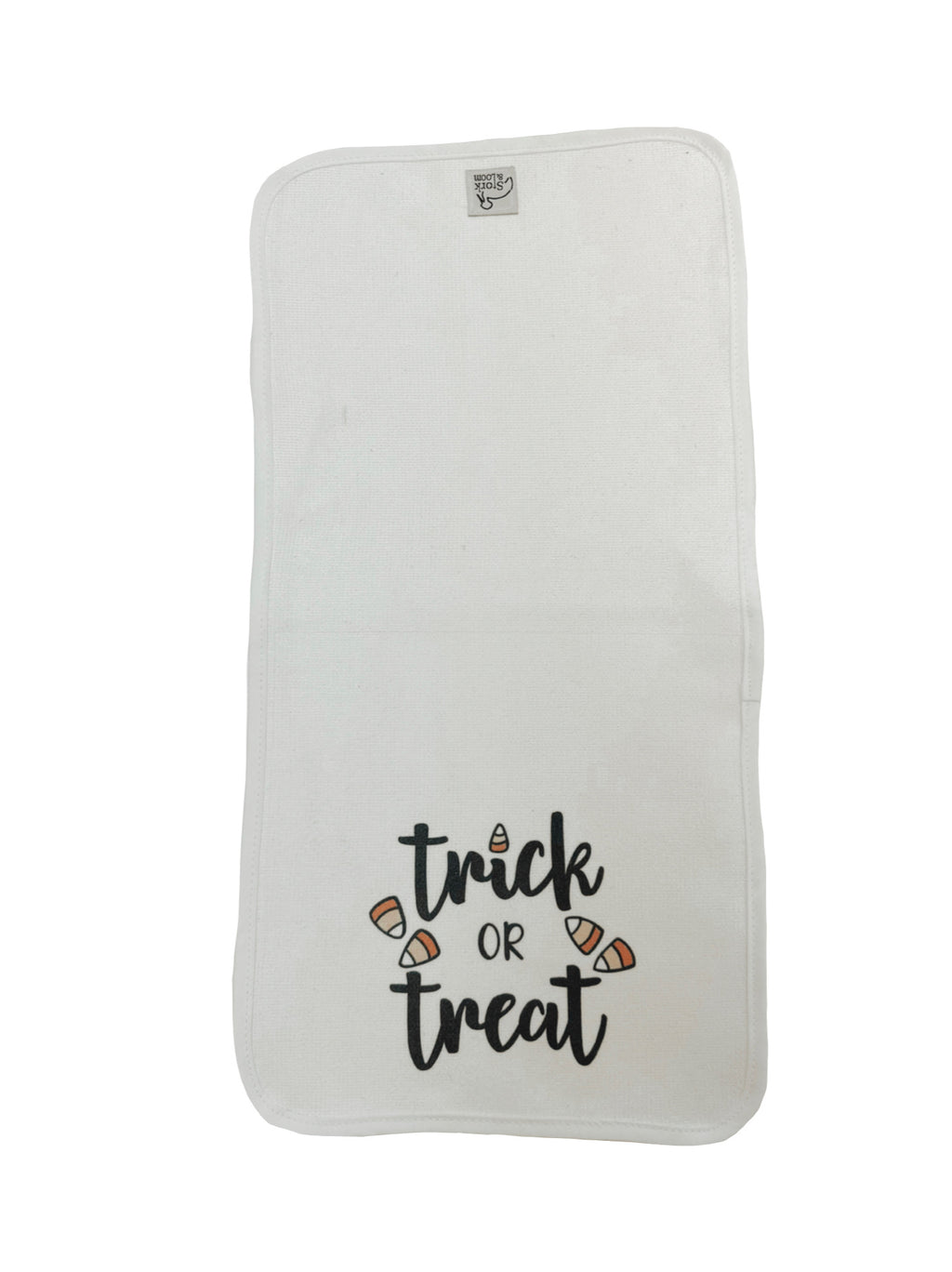 Trick or Treat Burp Cloth