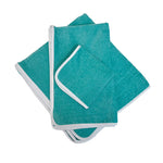 Stork & Loom Bath Set Teal Terry Cloth