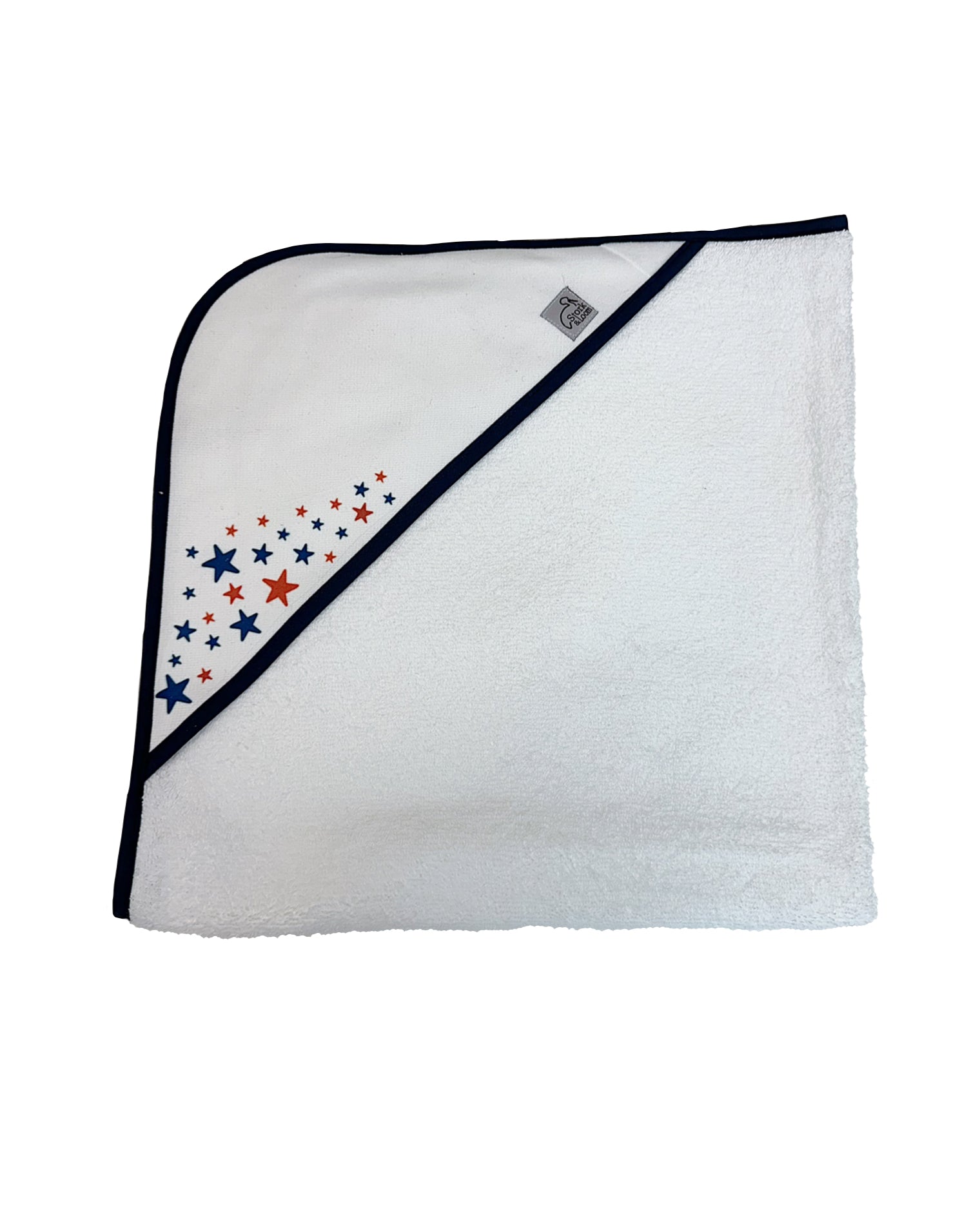 4th of July Navy Hooded Towel