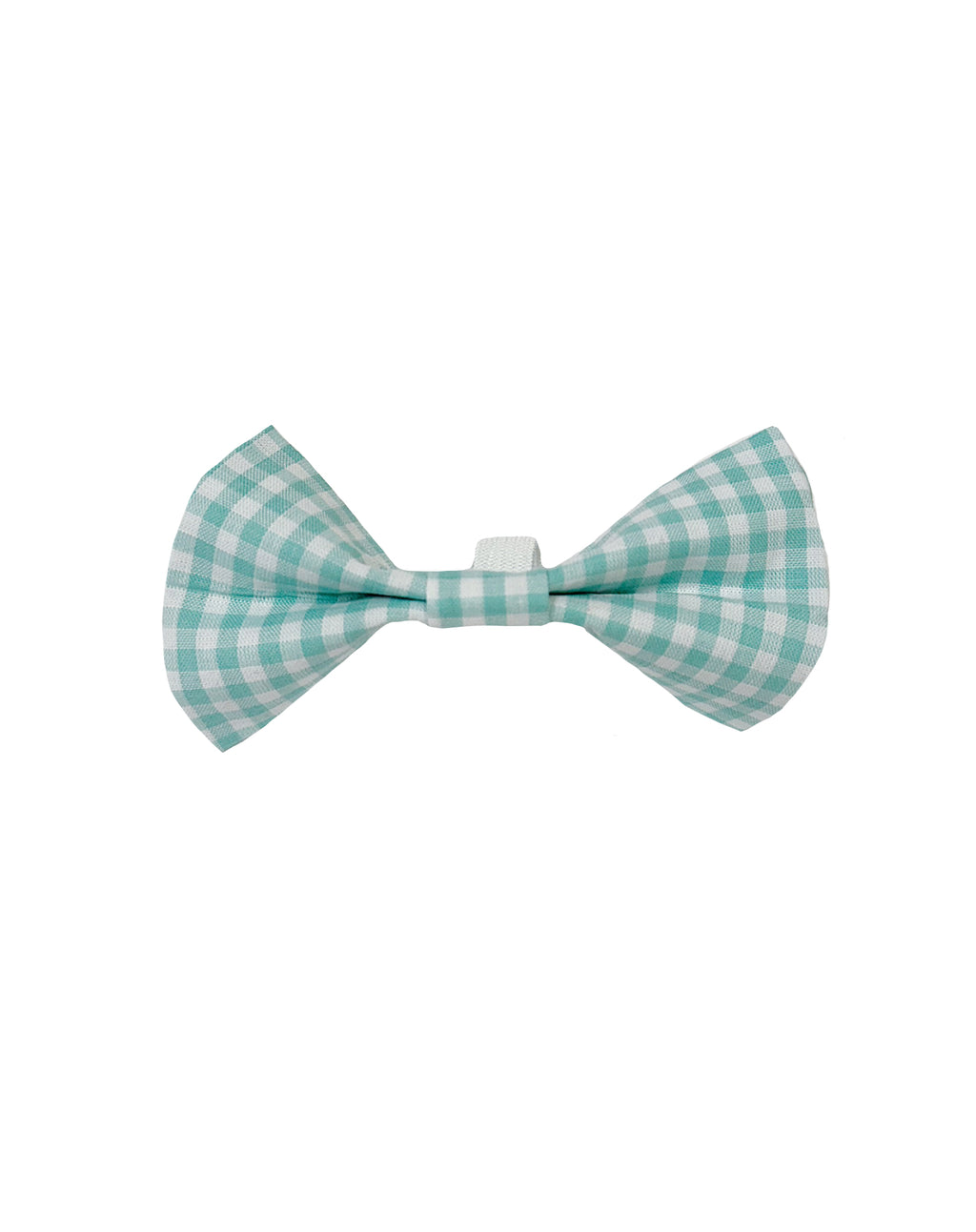 Pet Bow Tie - Mint Gingham