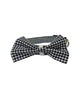 Pet Collar & Bow Tie Set - Black Gingham