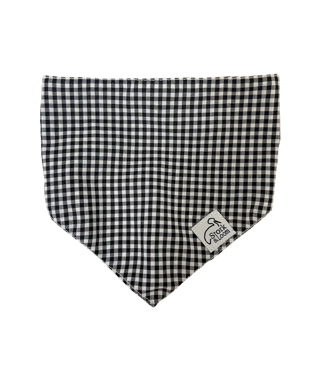 Pet Bandana - Black Gingham