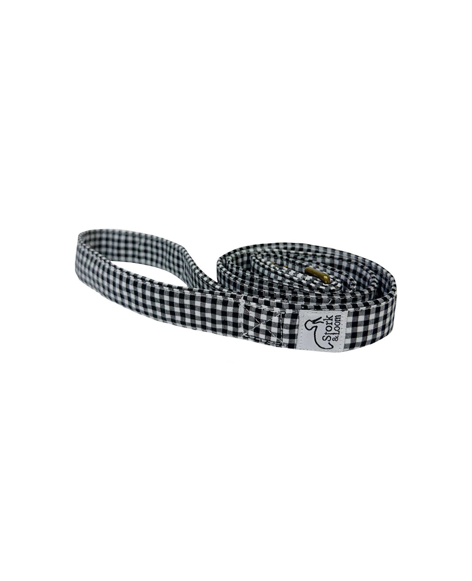 Pet Leash - Black Gingham