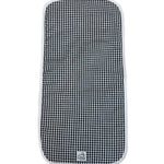 Black Gingham Burping Cloth