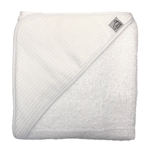 Waffle Hood Terry Cloth Bath Towel